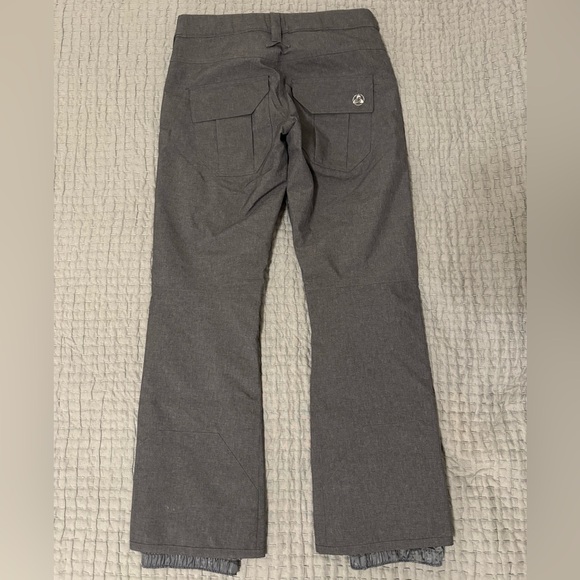 Turbine Men’s Small Gray Insulated Snow Pants - Picture 2 of 8